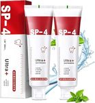 HER HEAL SP 4 Ultra Brightening Toothpaste Advanced Whitening Formula for Stain Removal and Enamel Protection 50GM Fresh Mint (PACK OF 2)