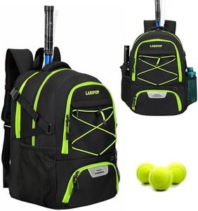 LARIPOP Tennis Bag-Pickleball Bag&Rackets Backpack with Separate Shoe Compartment and Multifunctional Sports Bag as Basketball Bag,Soccer Bag,Tennis backpack-Suitable for Men and Women