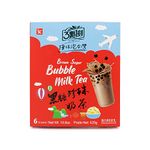 3:15PM Authentic Taiwanese Bubble Boba Milk Tea with Instant Brown Sugar Tapioca Pearls (6 Packs)