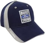 Checkered Flag Sports Built Ford Tough Stripe Blue Baseball hat