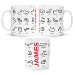 Personalised Motorsport Racing Circuits Tracks 10oz Mug Cup