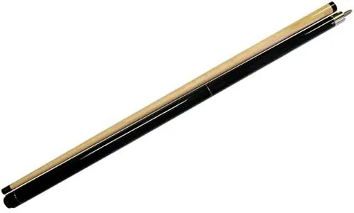 Iszy Billiards Break Cue Pool Stick - 58 Inch, 2-Piece Hardwood Canadian Maple Break Stick for Pool Table - 23oz Professional Billiard Cue, Black