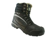 Rock Fall Mens Alaska Thermal Lined Composite Protective Safety Work Boots Black