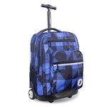 J World New York Sundance Rolling Backpack, Block Navy, One Size