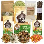 Hamster Food, Treats & Bedding Set - My Degu Apple Sticks and Pea Flakes Bundled with Harry Hamster Food, Harry Hamster Treats and Hamster Bedding