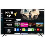 TV - Smart TV, 55" Screen Size, 4K Resolution, QLED Technology, Apple AirPlay, Samsung Tizen OS & Gaming Hub, Versatile Connectivity, Black, Perfect For Streaming, Gaming & Entertainment