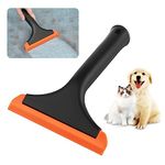 Astfys Pet Hair Removal,Pet Hair rubber Carpet Rake Cat Dog Hair Remover with 8in Long Handle,shower squeegee, small squeegee, window squeegee, Cleans Pet Hair from Furniture and Carpets Car Interiors