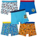 Paw Patrol Boys 5 Pack Boxer Brief, Paw 5pk BXR Br Multicolored, 4 Years (Pack of 5)