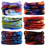 LOTUYACY Headwear Versatile Lightweight Sports & Casual Wide Headbands for Men and Women, Workout,Yoga Multi Function,Constructed with High Performance Moisture Wicking Microfiber