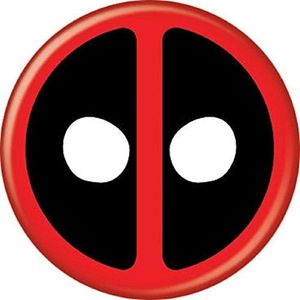 Ata-Boy Marvel Comics Deadpool Logo 1.25" Collectible Pin-Back Button