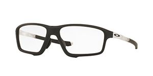 Oakley OX8080-808003 Eyeglass Frame MATTE BLACK w/Clear Demo Lens 58mm