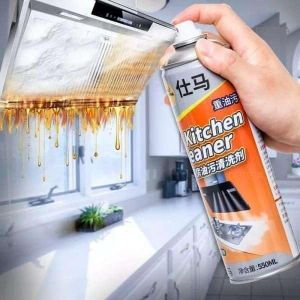 WEXUS Kitchen Cleaner Foam Spray, Heavy-Duty Degreaser for Exhaust Fan, Multi-Purpose Kitchen Cleaner Spray – Powerful Grease & Stain Remover 500ml (Kitchne Cleaner Form Spray)
