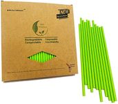 YiYi Nature Daily Pure Green Color Paper Straws Eco Drinking Straw Paper Spring Green Solid Colour,YY-362,6*197mm