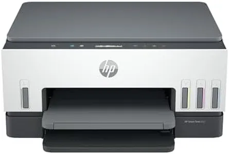 HP Smart -Tank 6001 Wireless Cartridge-Free all in one printer, this ink -tank printer comes with up to 2 years of ink included, with mobile print, scan, copy (2H0B9A)