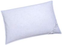 Ethel May Luxury Goose Feather And Down Pillows Pair Comfortable and Soft Hotel Quality Anti Dust Mite And Down Proof Fabric (1 Pair (2 Pillows))