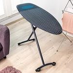 Addis Deluxe 2019 Really Wide Family Ironing Board, 135 x 46cm, Grey Dot Design