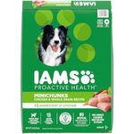 IAMS Proactive Health Minichunks Dog Food Dry Adult, Chicken & Whole Grains Recipe, 6.80kg (15LB) Bag