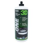 3D One Car Scratch & Swirl Remover - Rubbing Compound & Finishing Polish - Buffing Compound Swirl Remover - True Car Paint Correction 32oz.