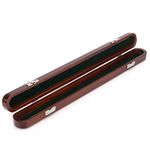 FOLOSAFENAR Conductor Baton Box,Playing Guide Rod Wooden Protective Storage Case,Handmade Orchestra Conducting Baton Case Storage Box,with 2 Buckles,for Storing,Protecting Batons,Music Lovers(#2)