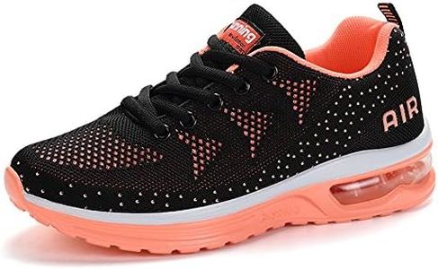 Air Running Baskets Chaussures Homme Femme Outdoor Gym Fitness Sport Sneakers Style Multicolore Respirante-BlackOrange40