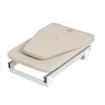 Tcatec Foldable Ironing Board Retractable Ironing Board 180 ° Roation Ironing Board Drawer with Heat-resistant Cover for Space Saving 82 x 31CM