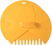 Gardenised Decorative Pair of Leaf Scoops, Hand Rakes for Lawn and Garden Cleanup, Yellow