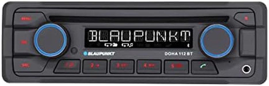 Blaupunkt 1-DIN Bluetooth Handsfree 12V Heavy Duty Design DOHA112BT Black