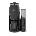 Melitta Filter Coffee Machine with Integrated Ceramic Grinder with 11 Settings, Adjustable Strength, Makes 2 to 10 Cups, Timer Function, AromaFresh II, 3.7 kg, Black, UK Plug