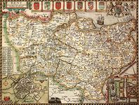 Map Marketing KENT1 Kent Historical Map 1000 Piece Jigsaw Puzzle (1610). Free Print