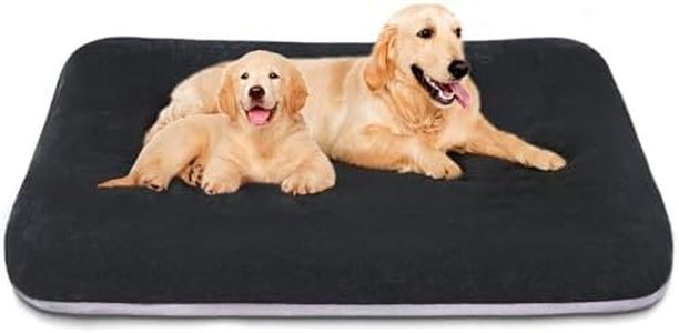 Magic Dog Memory Foam Super Soft Extra Large Dog Bed Orthopedic Pet Beds 47 Inch Jumbo Washable Anti Slip Dog Sleeping Mattress With Removable Cover, Dark Grey Xl