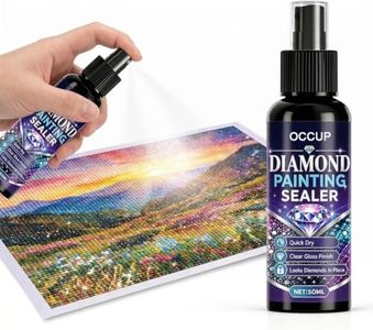 Diamond Art Sealer, 2027 New Diamond Painting Sealer Spray, 100ml Quick Dry Gloss Finish Sealant for Diamond Art, Clear Protective Coating to Secure Drills (30ml*1 (1.01 fl oz))