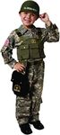 Dress-Up-America Army Costume for Boys - Soldier Costume Set for Kids - Special Forces Military Uniform Costume (Toddler 4)