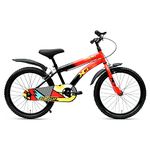 XCi Rebel 20T Red Black Kids Cycle, Single Speed Steel Frame Cycle, Ideal for 6-8 Years Unisex