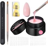Makartt Gel Builder Kit: Pink, Long Lasting Nail Extension, 1.06 oz