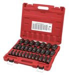 29 PC Shockwave Impact Duty™ 1/2" Drive Metric Deep 6 Point Socket Set 49-66-7015