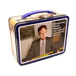 AQUARIUS The Office Fun Box - Sturdy Tin Storage Box with Plastic Handle & Embossed Front Cover - Officially Licensed Office TV Series Merchandise & Collectible Gift