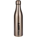 Probott Vintage 1000ml Thermoses Vacuum Insulated Flask Screw Cap Bottle, Stainless Steel Water Bottles, Gold | Hot and Cold | Leak Proof | Water | Tea | Coffee | Office | Gym | Travel