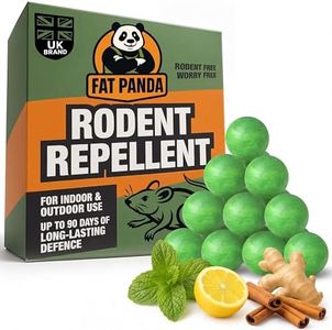 Mouse Repellent | 10PCS Rodent Repellent Ball Indoor & Outdoor Use | Peppermint Oil Mice & Rat Repellent for Pest Insect Control | Long-Lasting | Safe Around Pets & Children