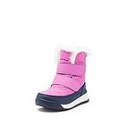 Sorel Whitney 2 Strap Waterproof Unisex Kids Winter Boots, Purple (Bright Lavender x Collegiate Navy), 5 UK