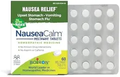 Boiron NauseaCalm Relief for Upset Stomach, Nausea, and Vomiting Due to Stomach Flu, Overindulgence, or Motion Sickness - Non-Drowsy - 60 Count