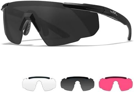 Wiley X │ Saber Advanced | Safety Glasses Men | Shooting Tactical Military Airsoft | Sport Sunglasses | Perfect for Running Biking Outdoor Hiking