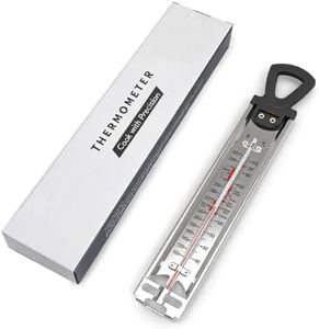 ChayWillow Stainless Steel Clip-on Candy & Deep Fry Thermometer