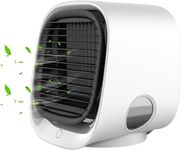Airabreeze® Air Conditioner, Aira Breeze Air Cooler Fan with Water, Small Aircon Unit for Bedroom, Portable Air Conditioner for Car, Home, Desktop, and Office Use
