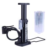 Toolitin Bike Pump Floor Bicycle Air Pump fits Universal Presta and Schrader Lightweight Portable Bike Floor Pump Hand Foot Activated