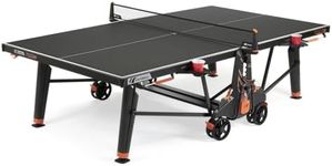 Cornilleau - 700X Outdoor Ping Pong Table Top of The Range Leisure Table – Made in France (Black Top 8 mm Competition)