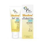 Fixderma Shadow Sunscreen SPF 30+ Lotion for Kids PA+++ | Sensitive Skin, Body & Face | Broad Spectrum Sunscreen for UVA & UVB Protection,Non Greasy & Water Resistant - 75gm