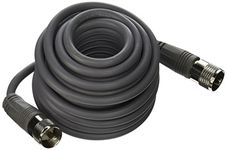 RoadPro RP-8X18 18 Foot Gray CB Antenna Coax Cable with PL-259 Connectors