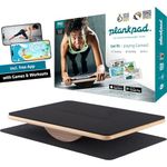 Plankpad PRO - Interactive Balance Board for Full Body Training, Abdominal Muscle Plank-Trainer with Apps, Games and Workouts - Fitness-Hometraining for the whole family