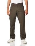 Carhartt Men's Rugged Flex Relaxed Fit Canvas 5-Pocket Work Pant, Dark Coffee, 35W x 34L