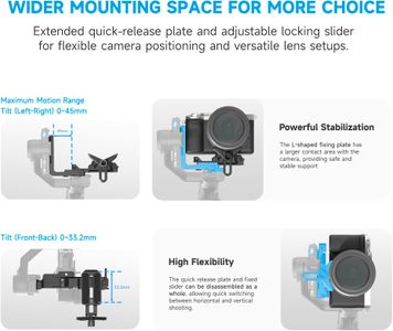 Feiyutech SCORP Mini 3 Gimbal Stabilizer – 3-Axis, 2kg Payload, AI Tracking, Phone Clamp